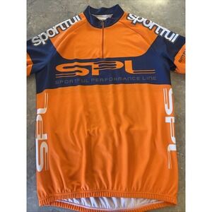 SPL Mens Cycling Jersey Size L Vintage